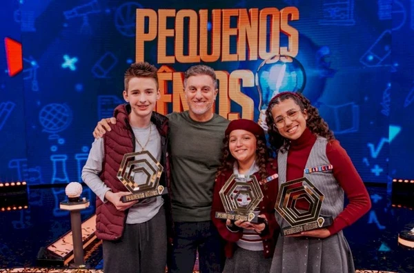 IMAGEM Grupo Globogênios Pequenos Gênios Domingão com Huck TV Globo