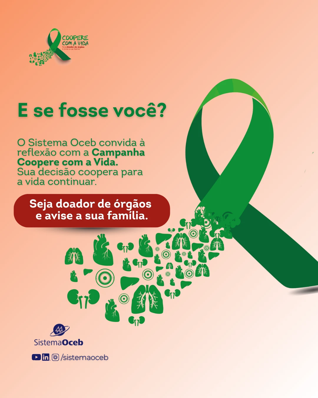 Coopere com a Vida dá início ao Setembro Verde