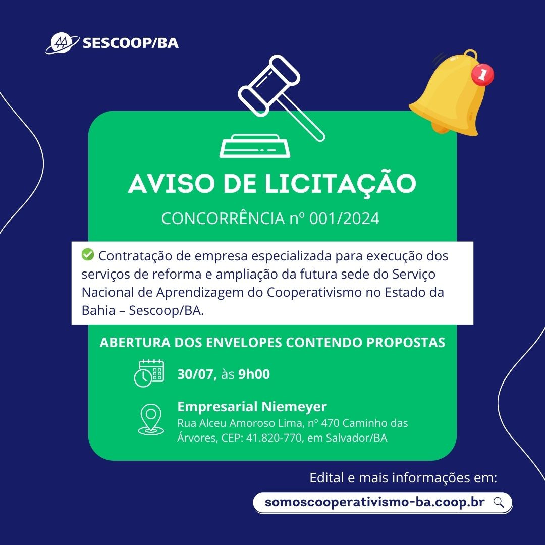 CARD - Aviso de Licitação Concorência 001/2024