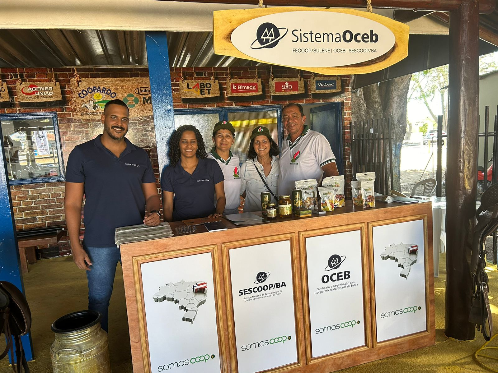 Estande do Sistema Oceb na 52º Exposição Agropecuária de Itapetinga