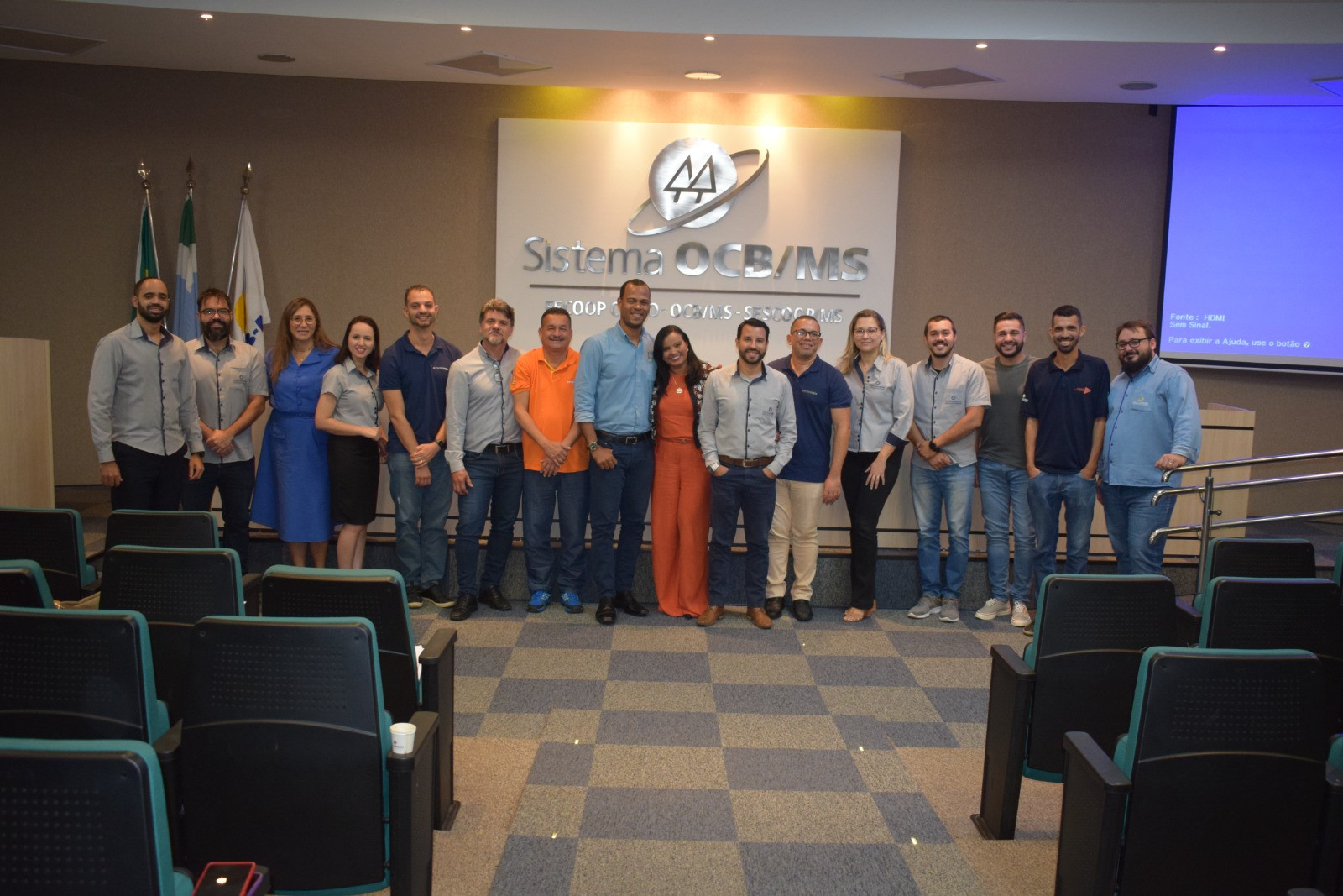 Equipe do Sistema Oceb e Sistema OCB/MS em intercâmbio