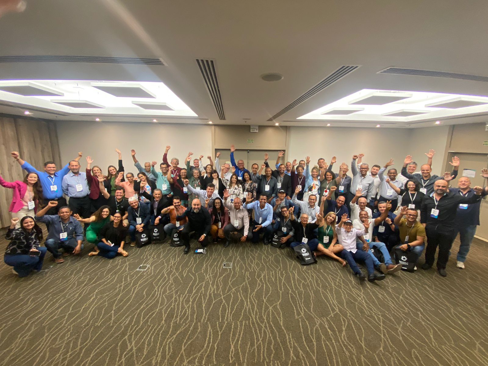 Participantes do Encontro de Conselheiros do Sicoob Central Bahia